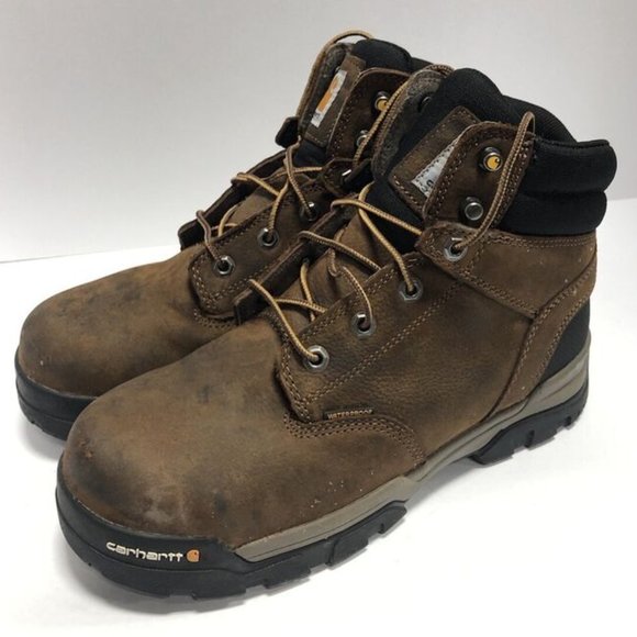 Carhartt Men’s Ground Force Waterproof 6” Comp Toe Work Boots, Size 8 M
